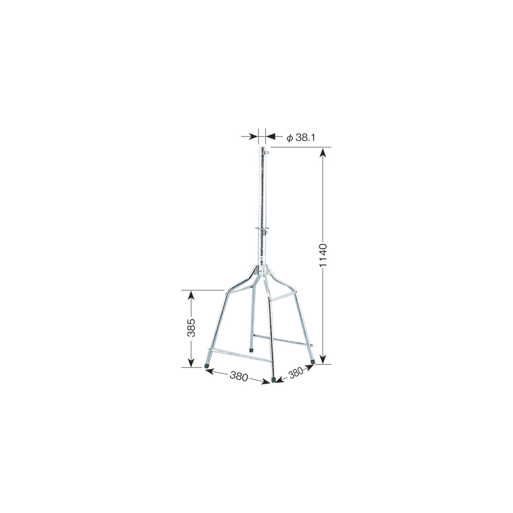 DXアンテナ 屋根馬 小屋根用 MH35ZT 溶融亜鉛メッキ UHF 旧MH-110Z FMアンテナ用