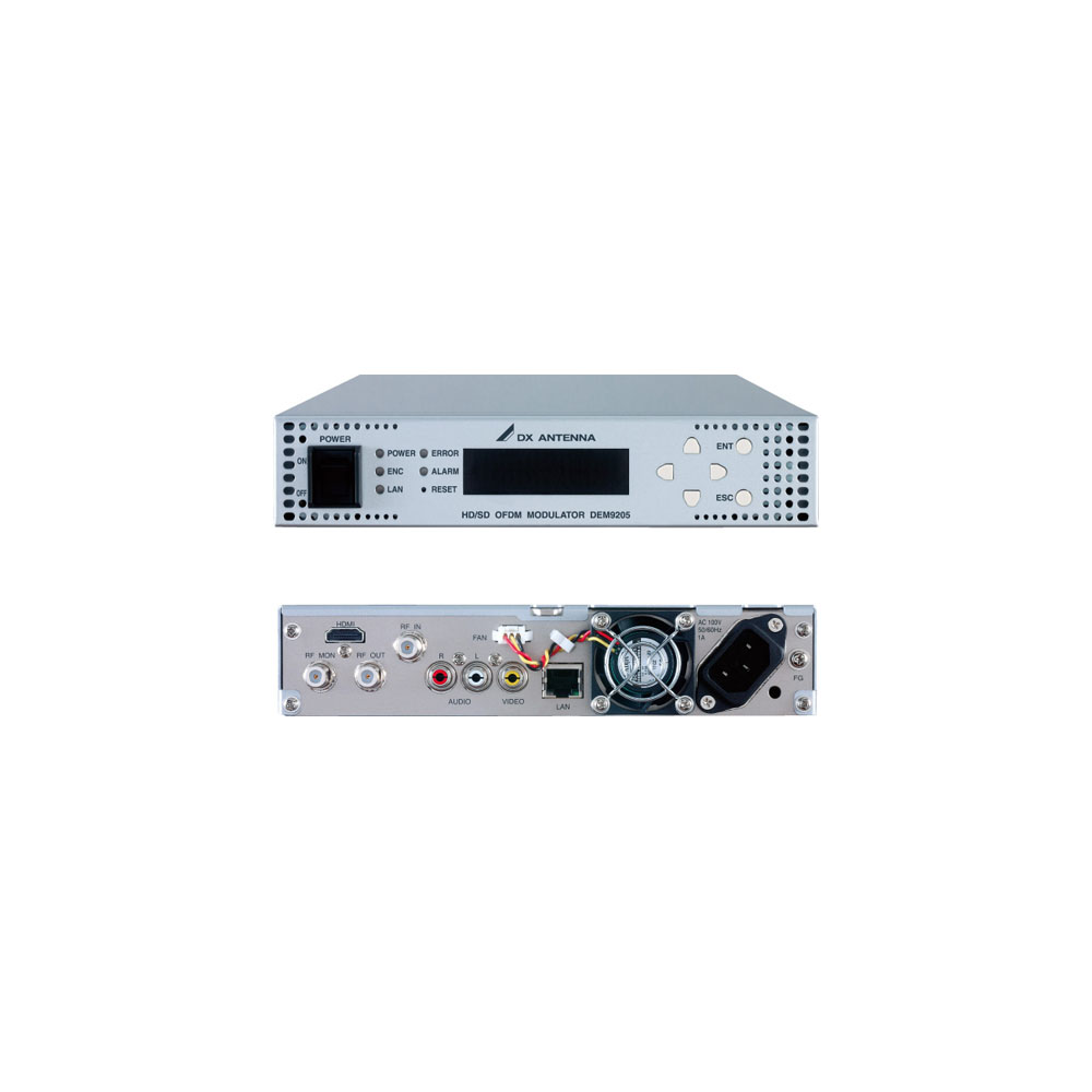 HD/SDエンコーダー内蔵OFDM変調器 | 製品情報 | DXアンテナ