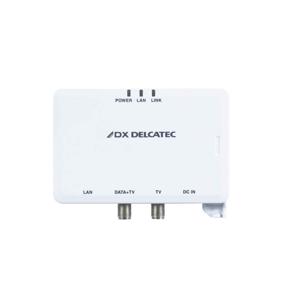 DXアンテナ デルカテック 同軸モデム PoE対応 自動登録 子機通信可能  EOC10C01