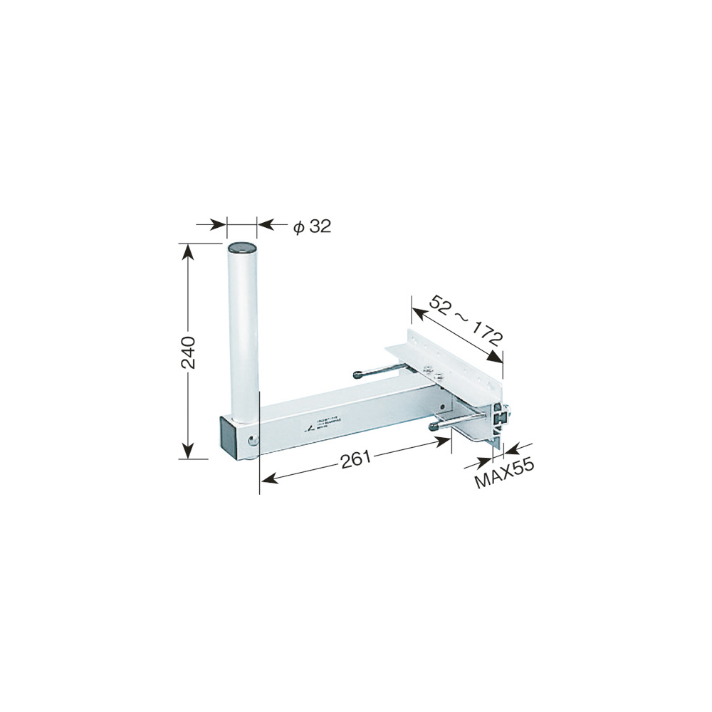 ベランダ用取付金具(BS・CSアンテナ用) | 製品情報 | DXアンテナ